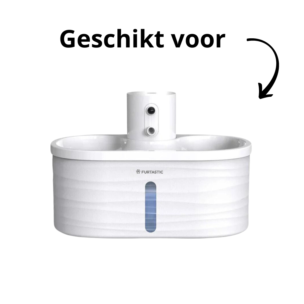 Filters Kattenfontein - Navulling - 3 stuks - Inclusief 3 Filtersponzen